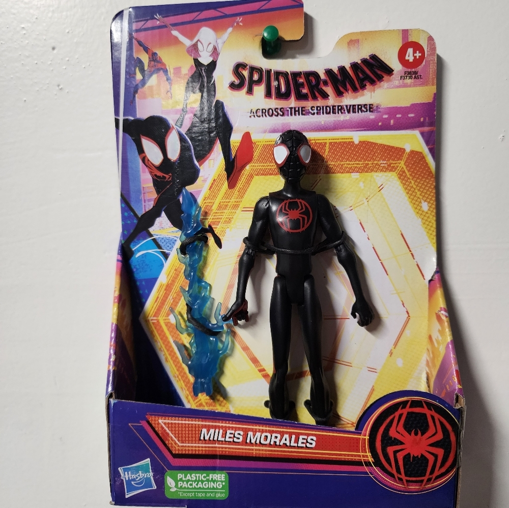 Miles Morales Into the Spider Verse 6" Action Figure. #SpiderMan